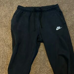 Black NIKE sweatpants size medium.